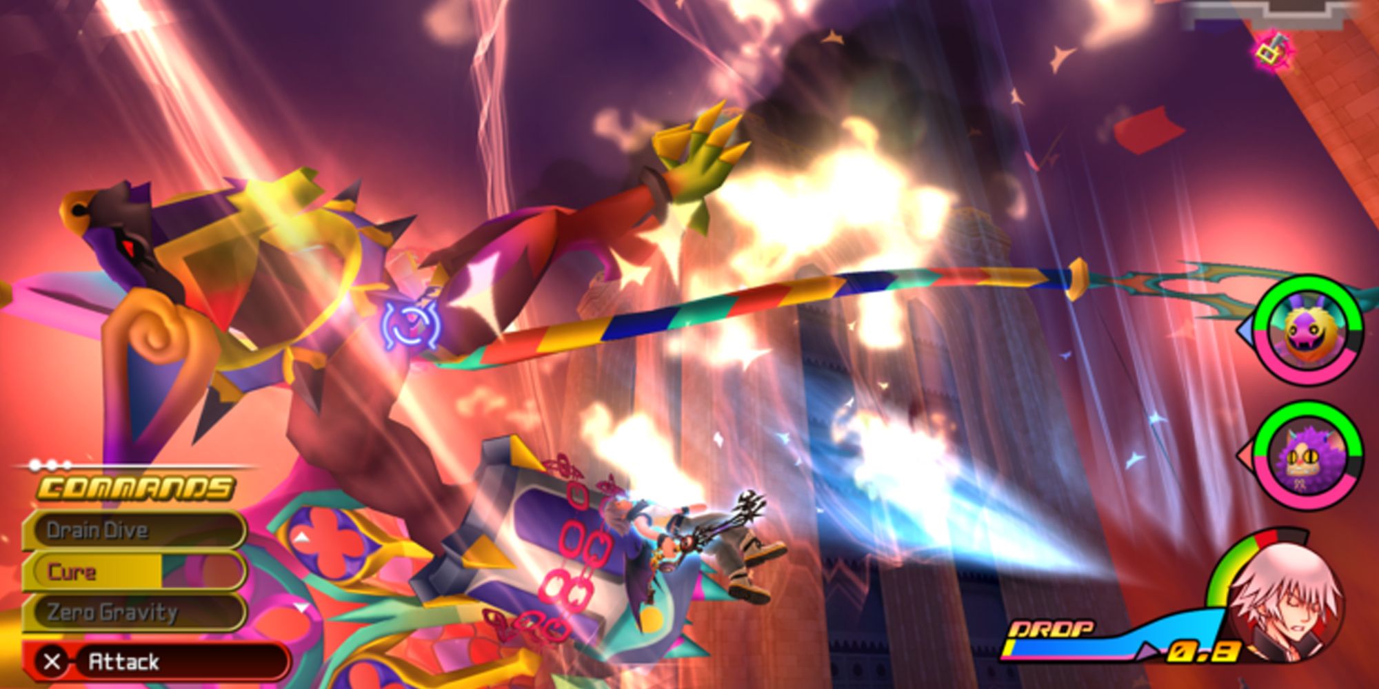 Kingdom Hearts Dream Drop Distance Riku Boss Battle