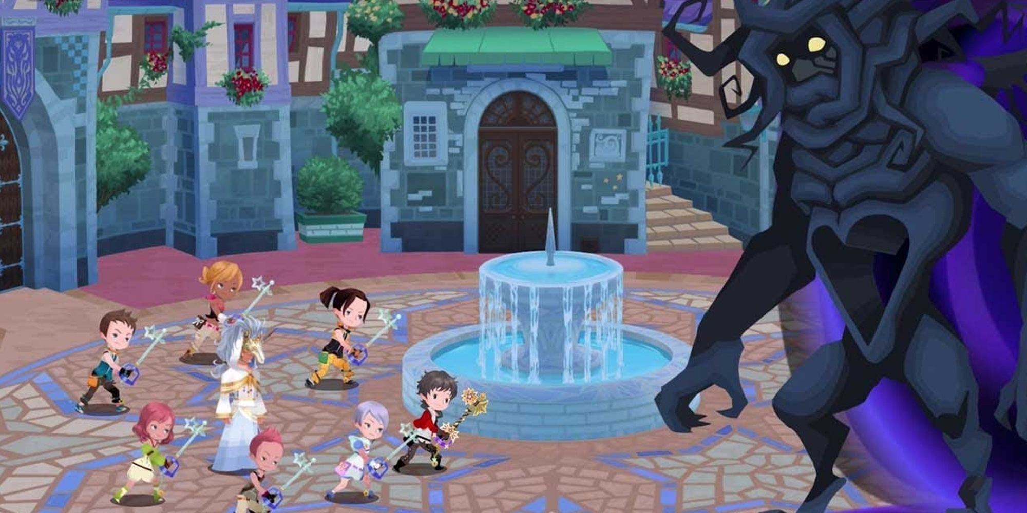 Kingdom Hearts X Starting Cutscene Darkside