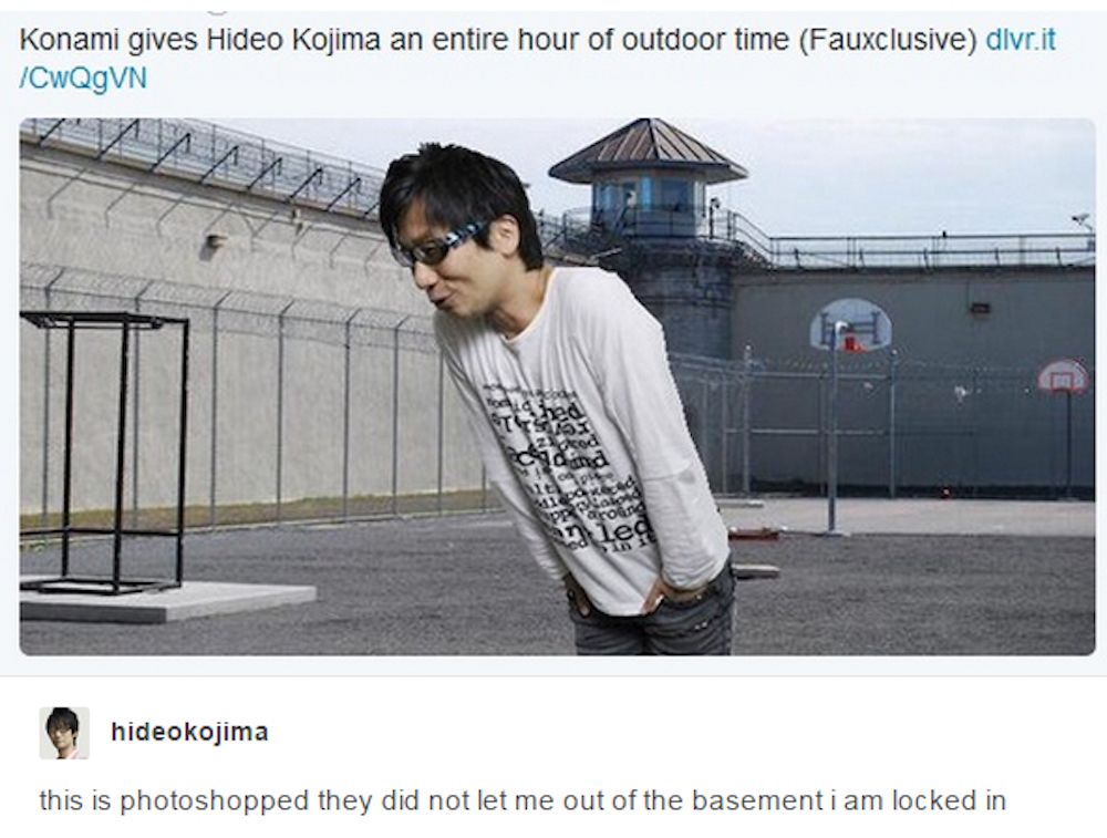 Kojima konami meme copy