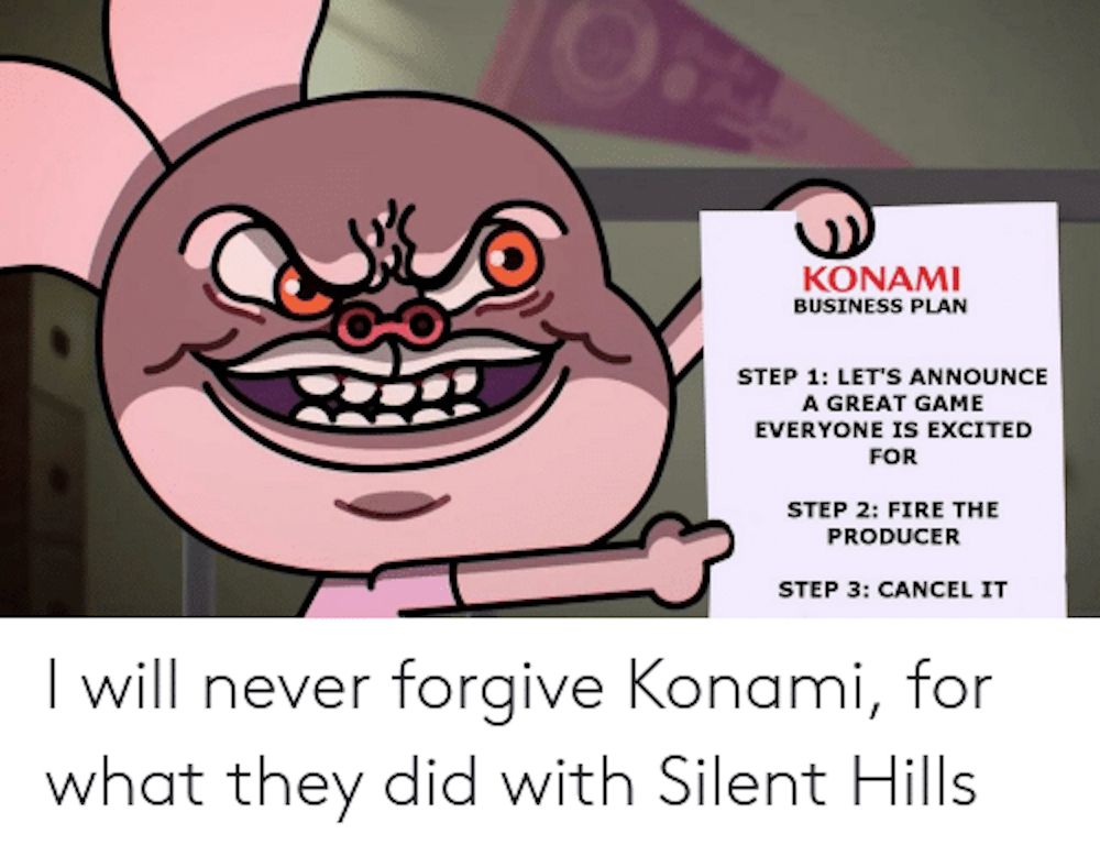 Konami business plan meme copy