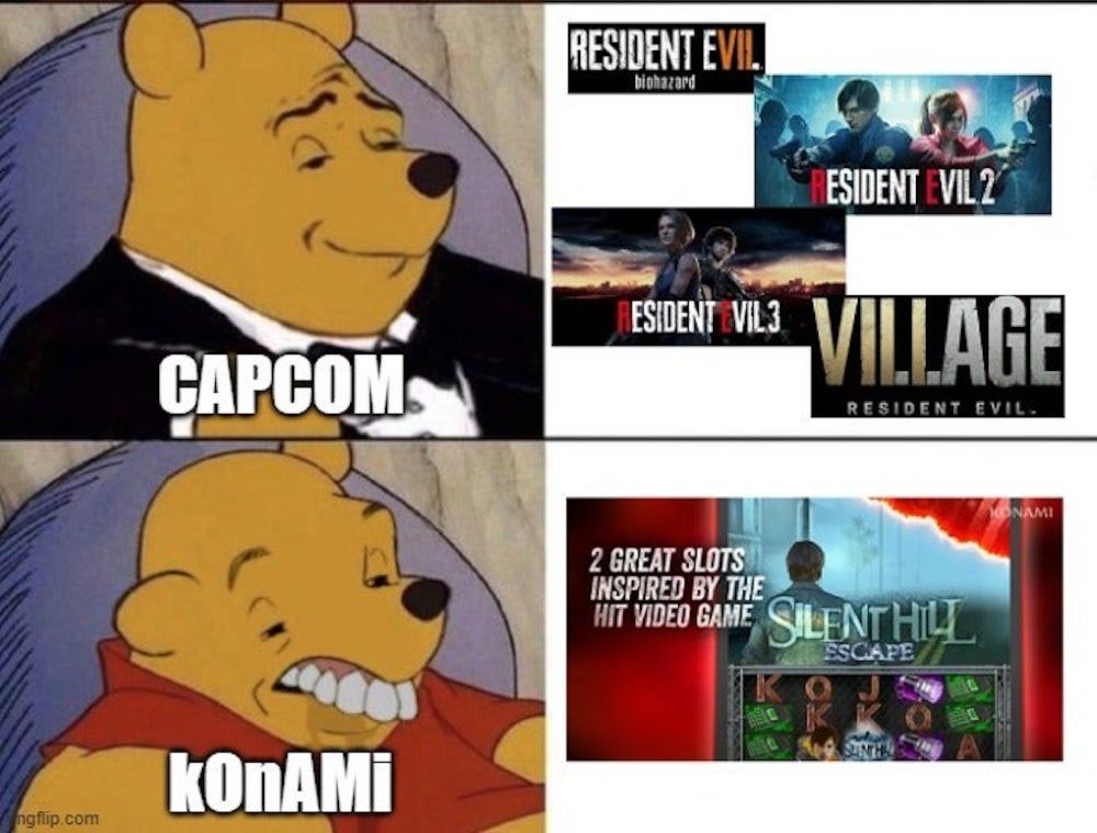 Konami vs capcom meme