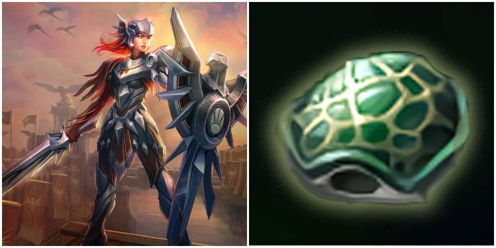 Leona and the Heart of Gold item from League Of Legends