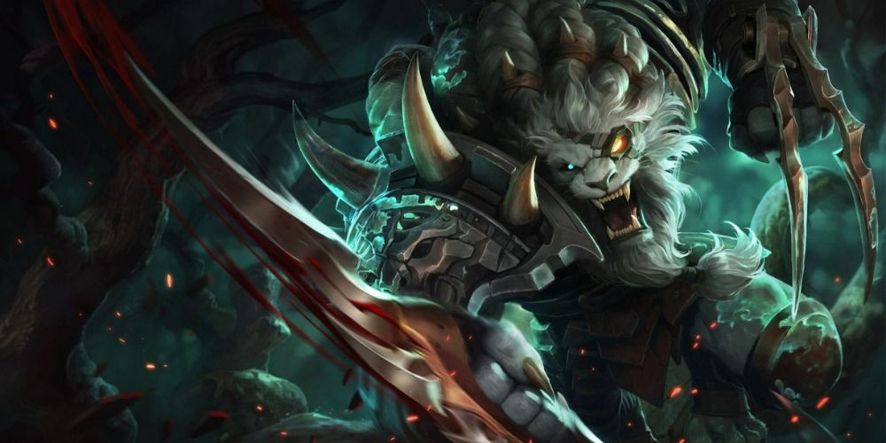Official art of Rengar from League Of Legends