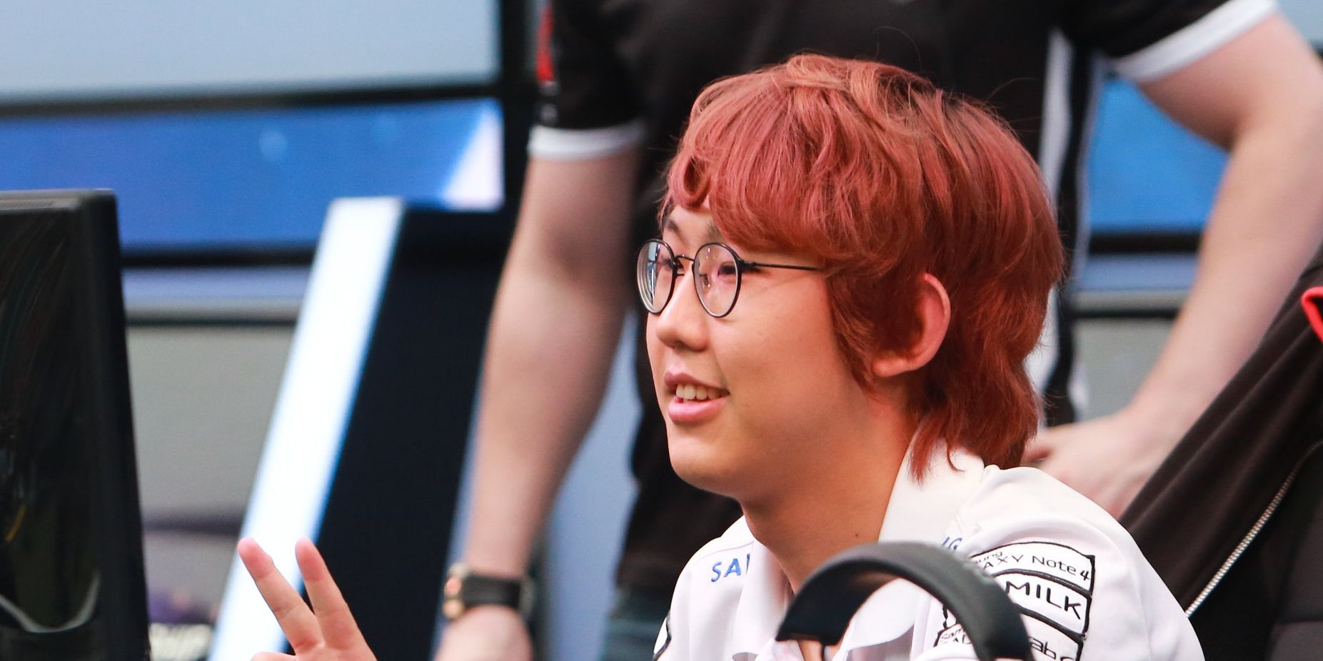 imp smiling before heading into the 2014 World Championship finals