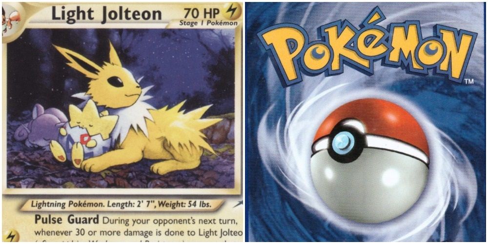 Light Jolteon Neo Destiny Togepi Rattata Pokémon TCG