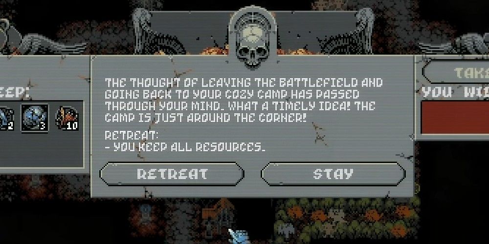 Loop Hero Retreat Screen