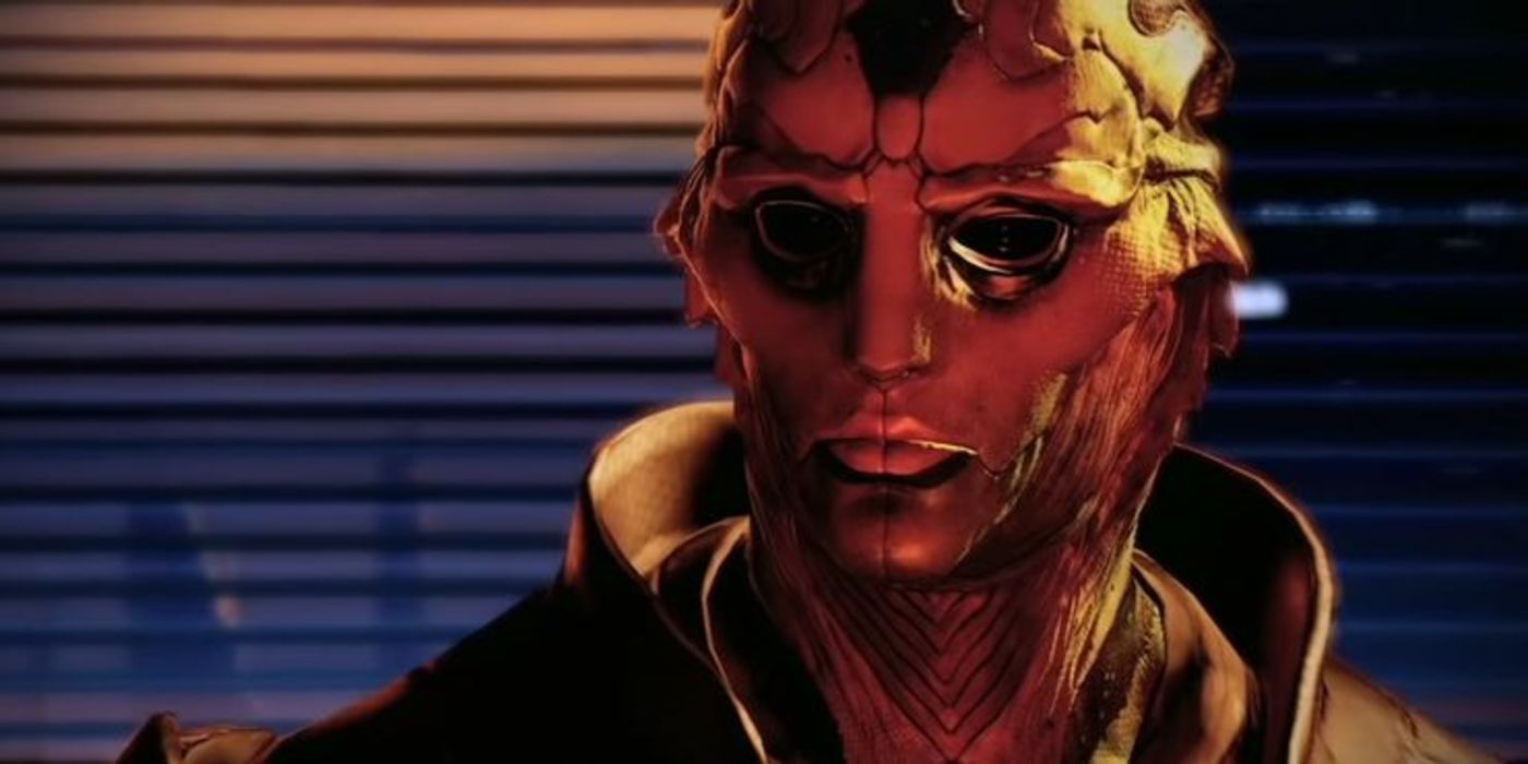 Thane when meeting him in ME2