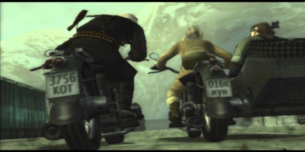 MGS3 bike chase