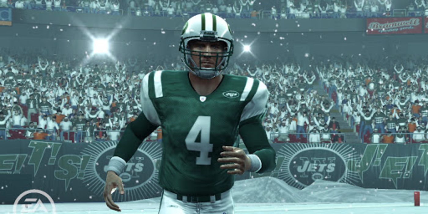 Brett Favre as a Jet in Madden 09
