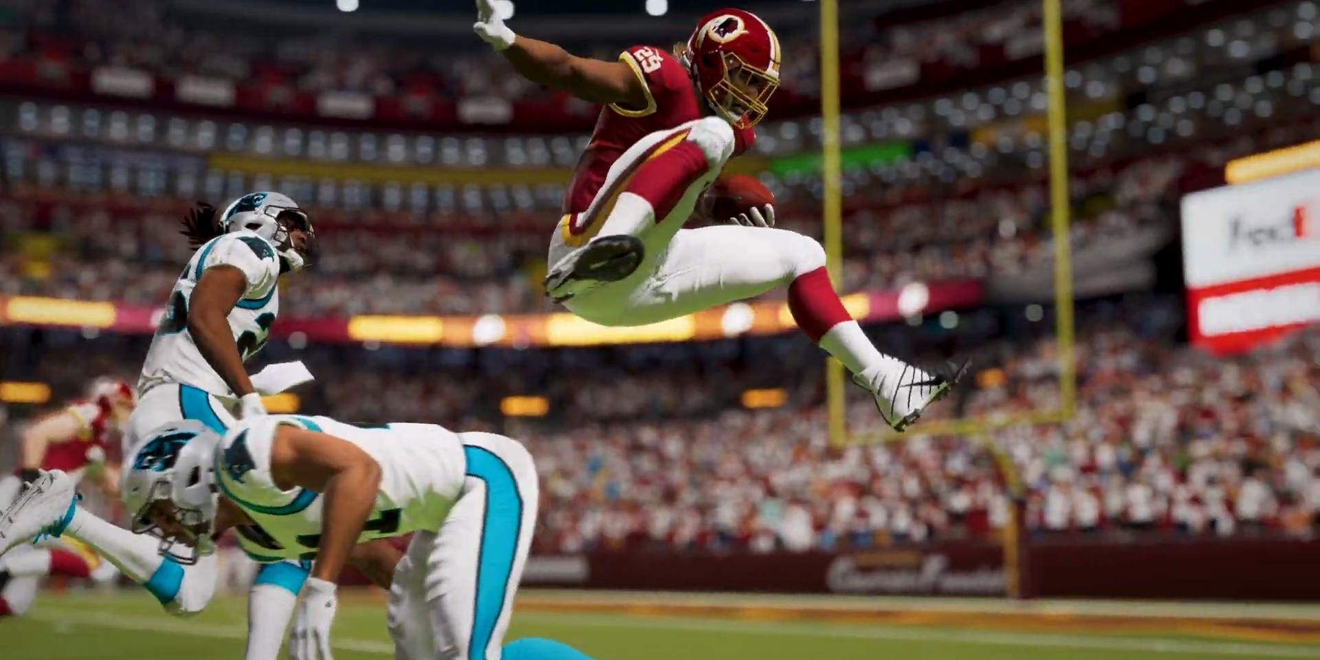 Madden 21 Carolina Panthers Washington Football Team Hurdle