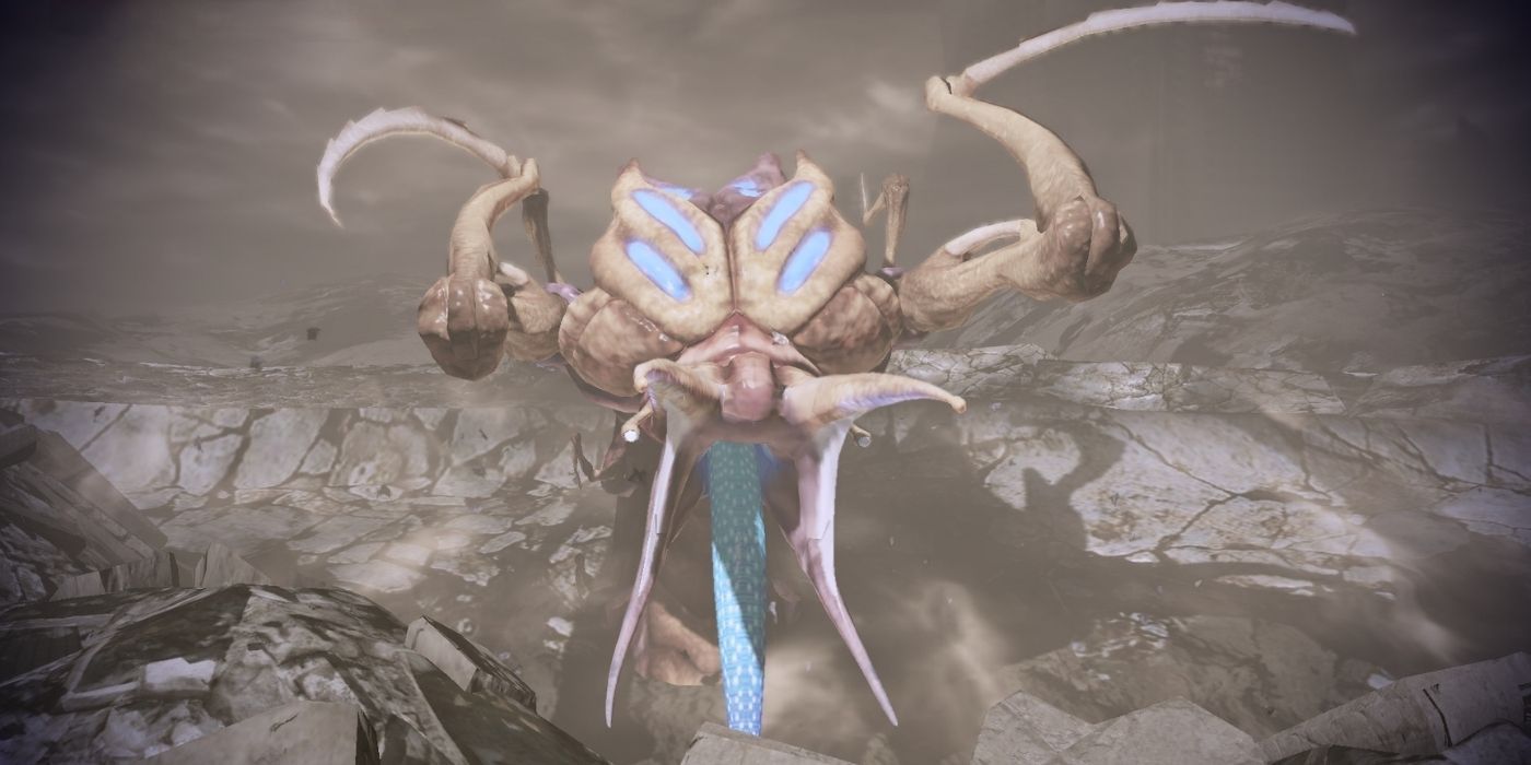 Mass Effect 2 Thresher Maw Boss Battle