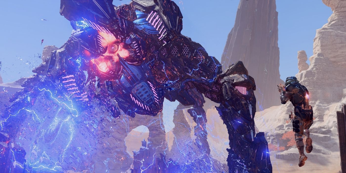 Mass Effect Andromeda Eos Architect Boss Battle Ryder