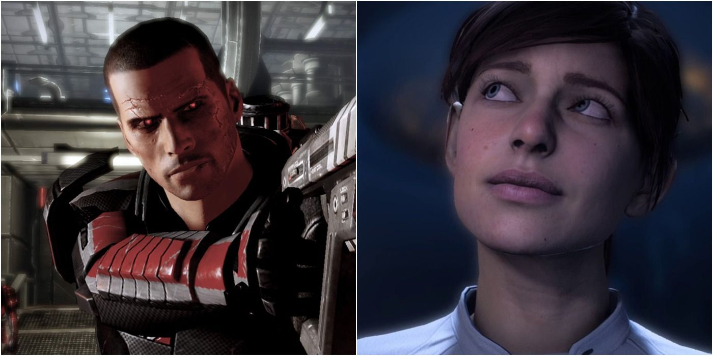 Mass Effect Featured Image of Male Shepard and Female Ryder