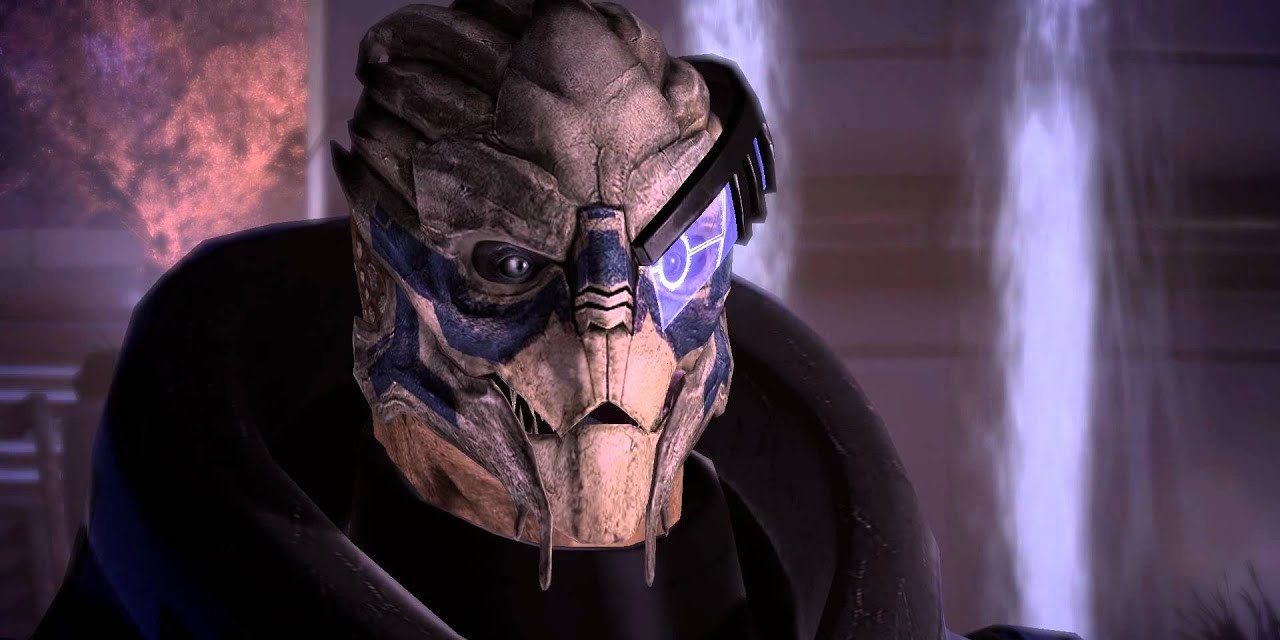 Mass Effect Screenshot of Garrus Vakarian Face