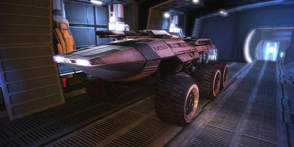 Mass Effect Picture Of The Mako While Parked In The Normandy