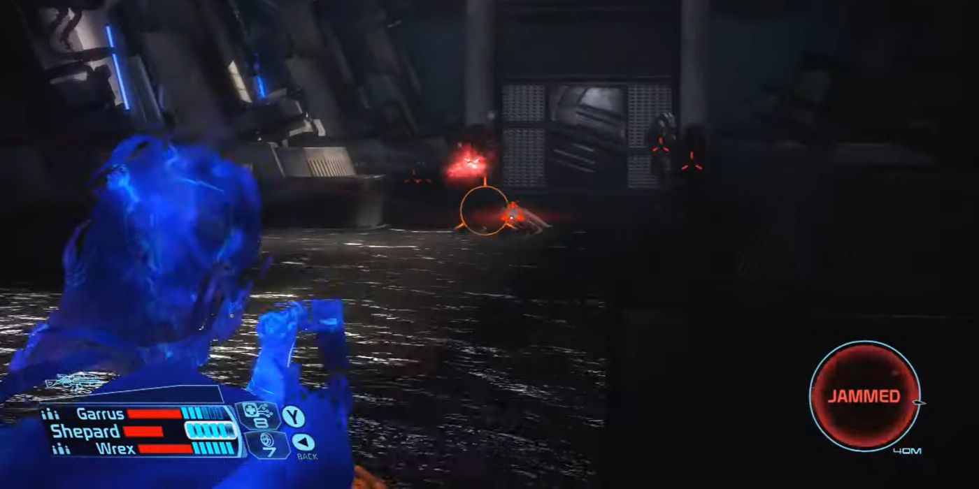 Mass Effect Shepard With Barrier