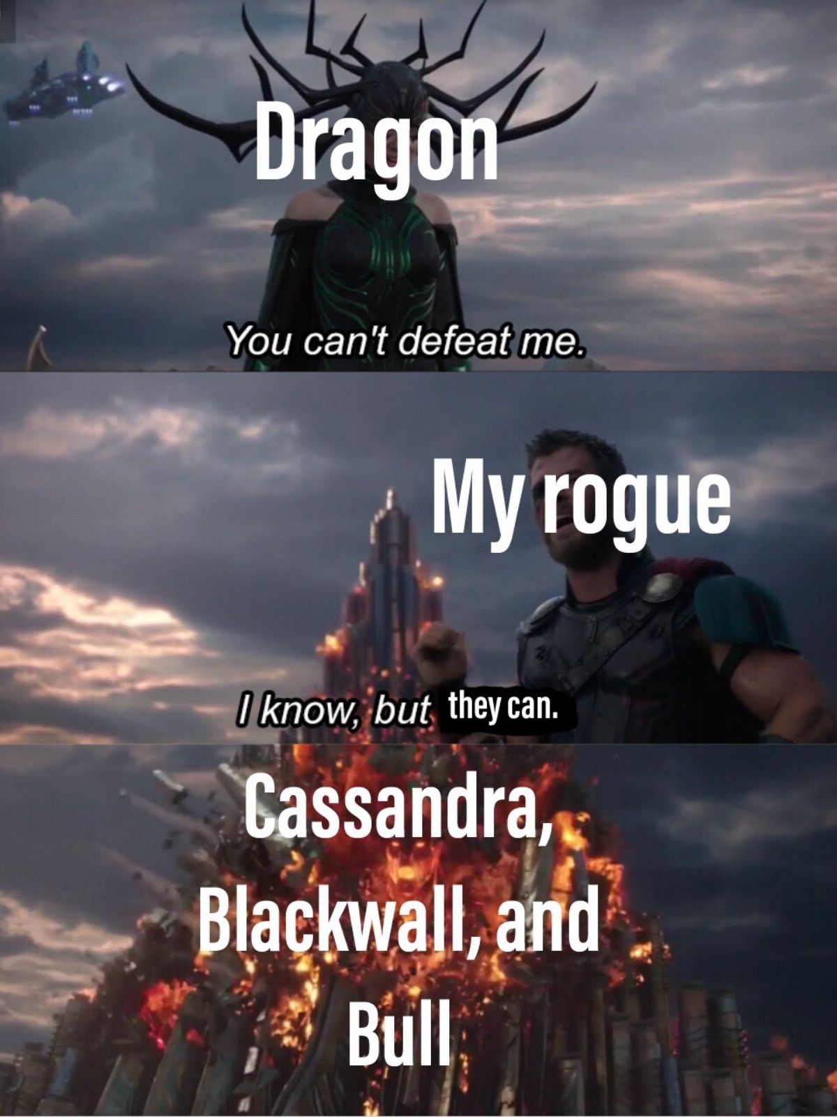 Thor Ragnarok meme Dragon Age