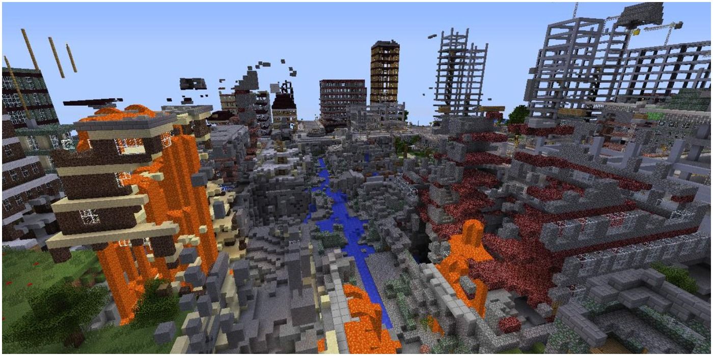 Minecraft World Destroyed By Griefer