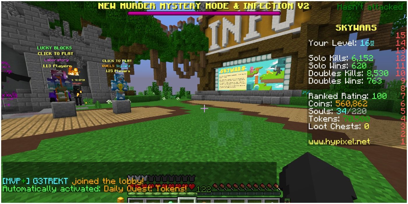 Image Of Hypixel Server Minecraft
