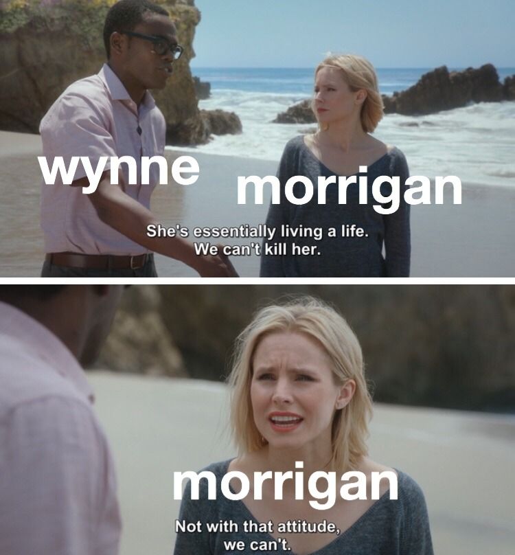 Dragon Age Morrigan meme