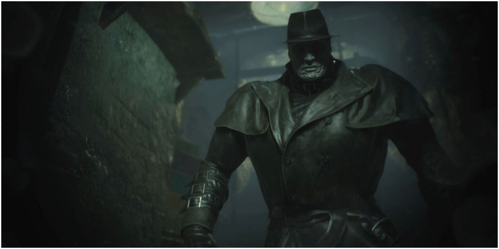 Mr X with hat from Resident Evil 2 remake.