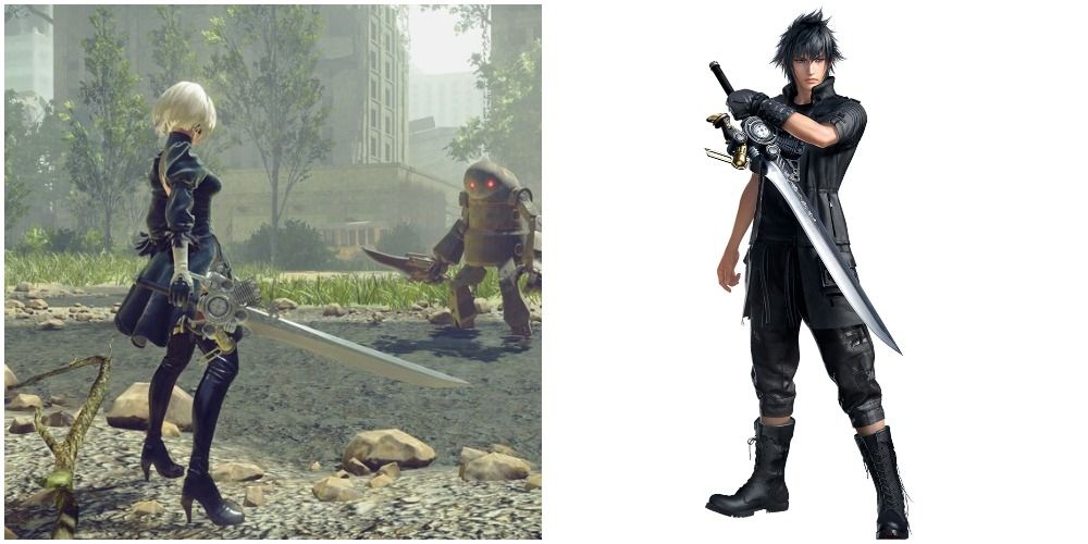 Nier Automata Final Fantasy 15 Engine Blade