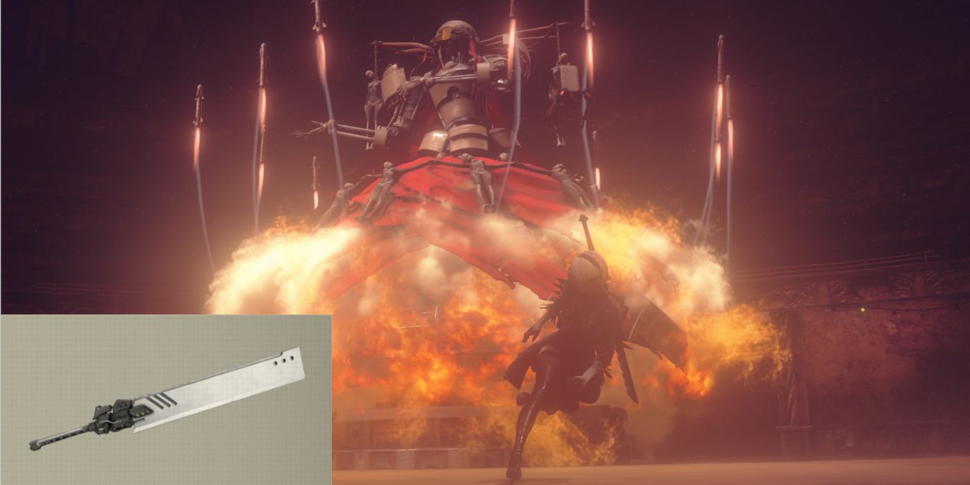 Nier Automata Type-40 Blade : 2B Boss Fight Fire