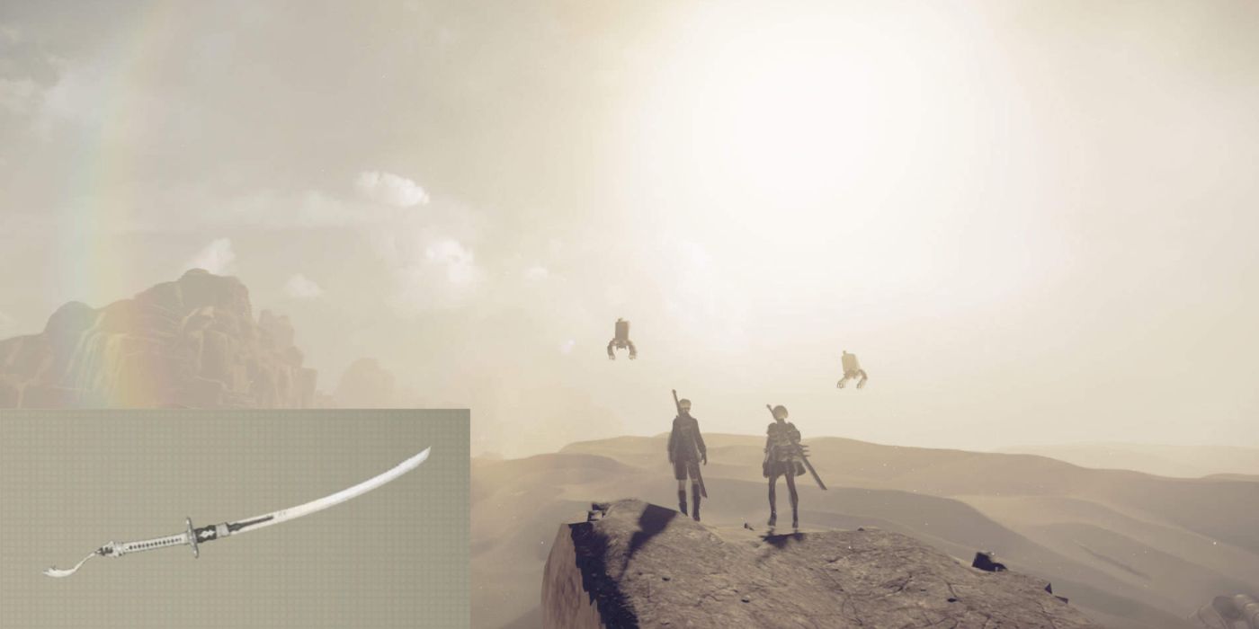 Nier Automata Virtuous Contract : 2B + 9S + Pods in Desert Region