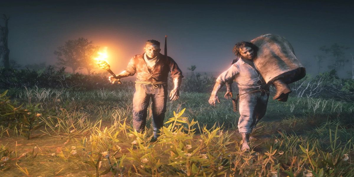 The night folk in Red Dead Redemption 2 carry a victim