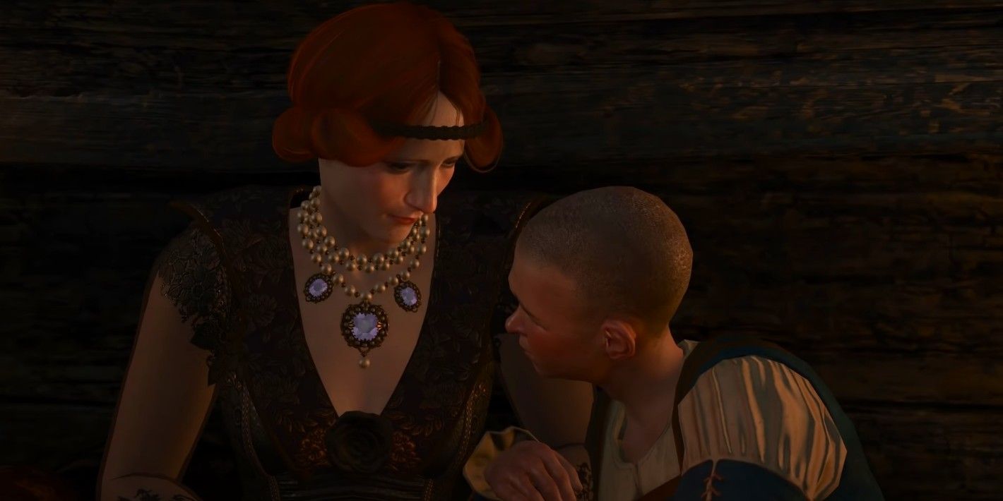 Orianna and orphan boy in the Witcher 3