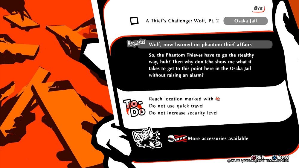 Persona 5 Strikers A Thief's Challenge Wolf Pt 2 request