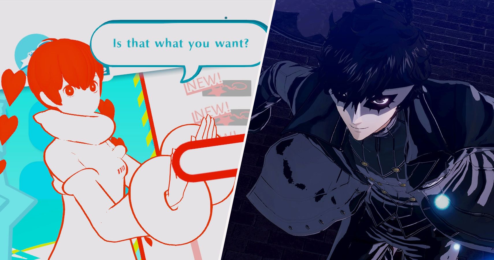 Persona 5 Strikers Cheater Socks Item Collage