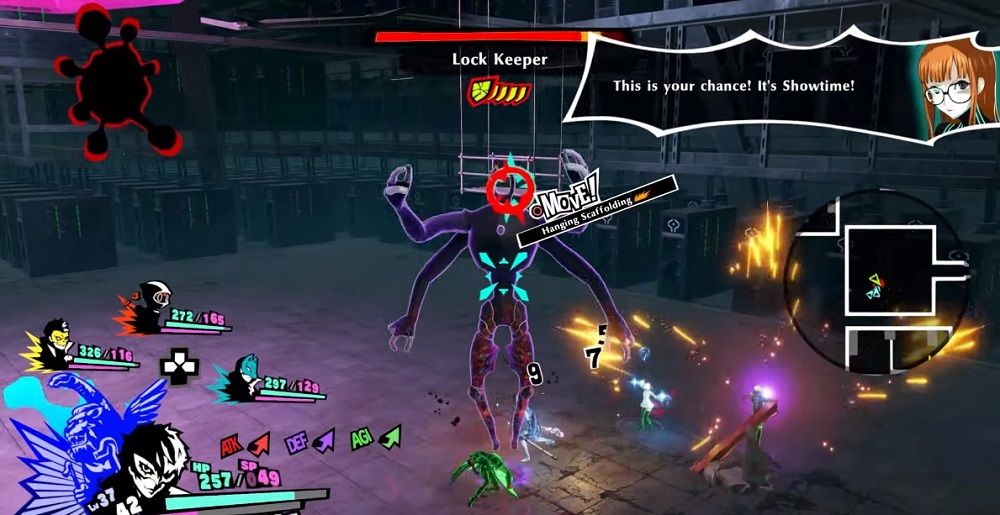Persona 5 Strikers Okinawa Jail Lock Keeper battle