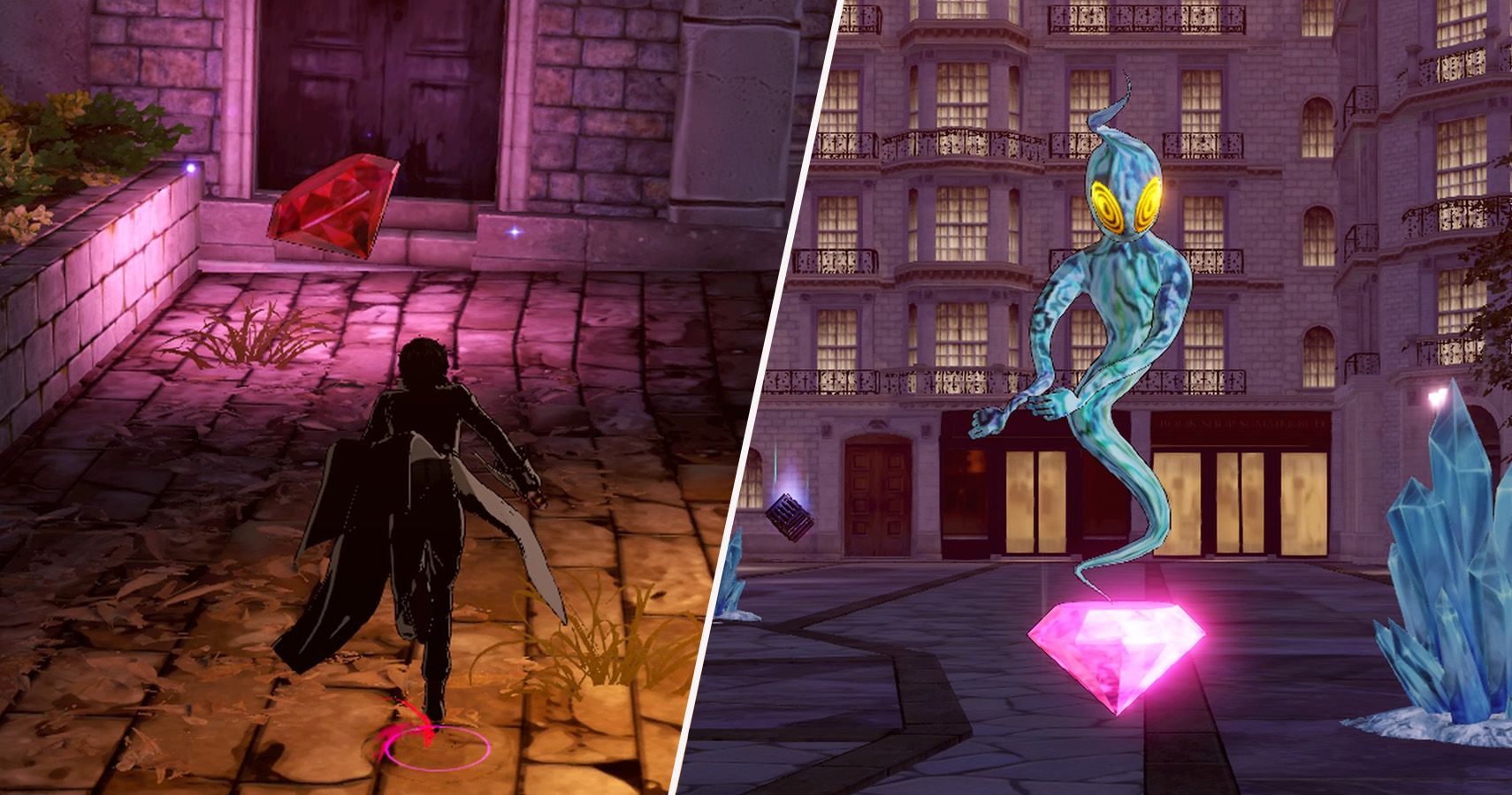 Persona 5 Strikers Treasure Demon collage