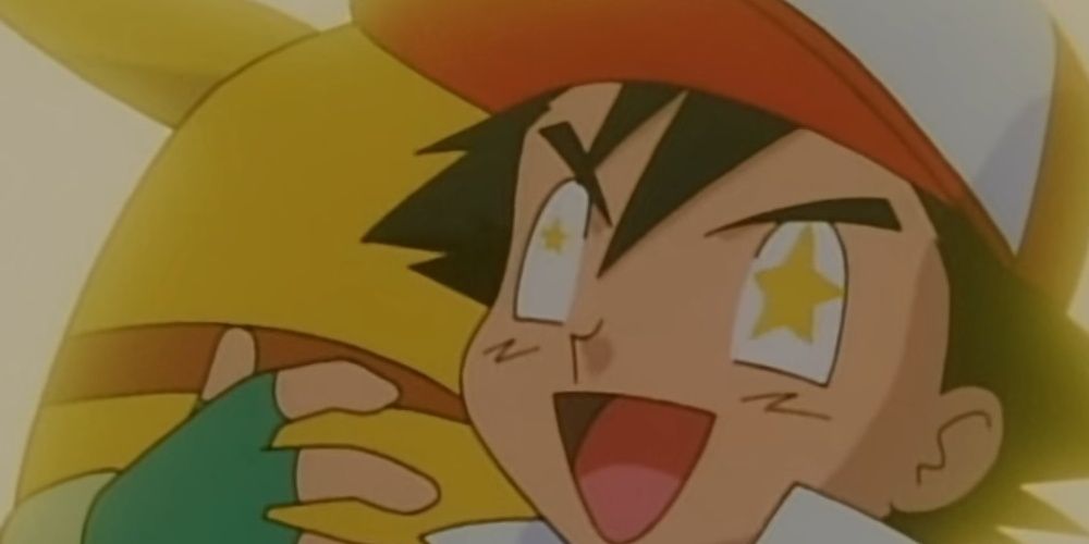 Ash And Pikachu Celebrate Their Shocking Victory Over LT. Surge