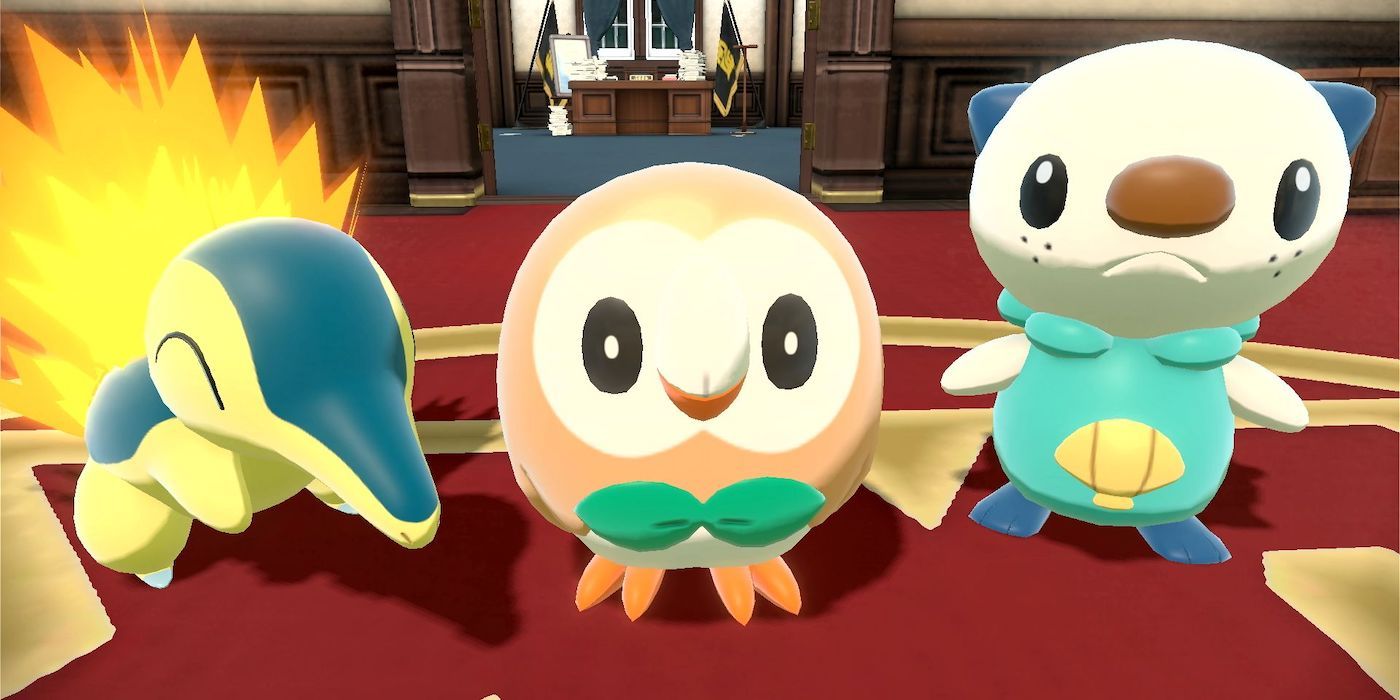 Pokemon legends three starter pokemon