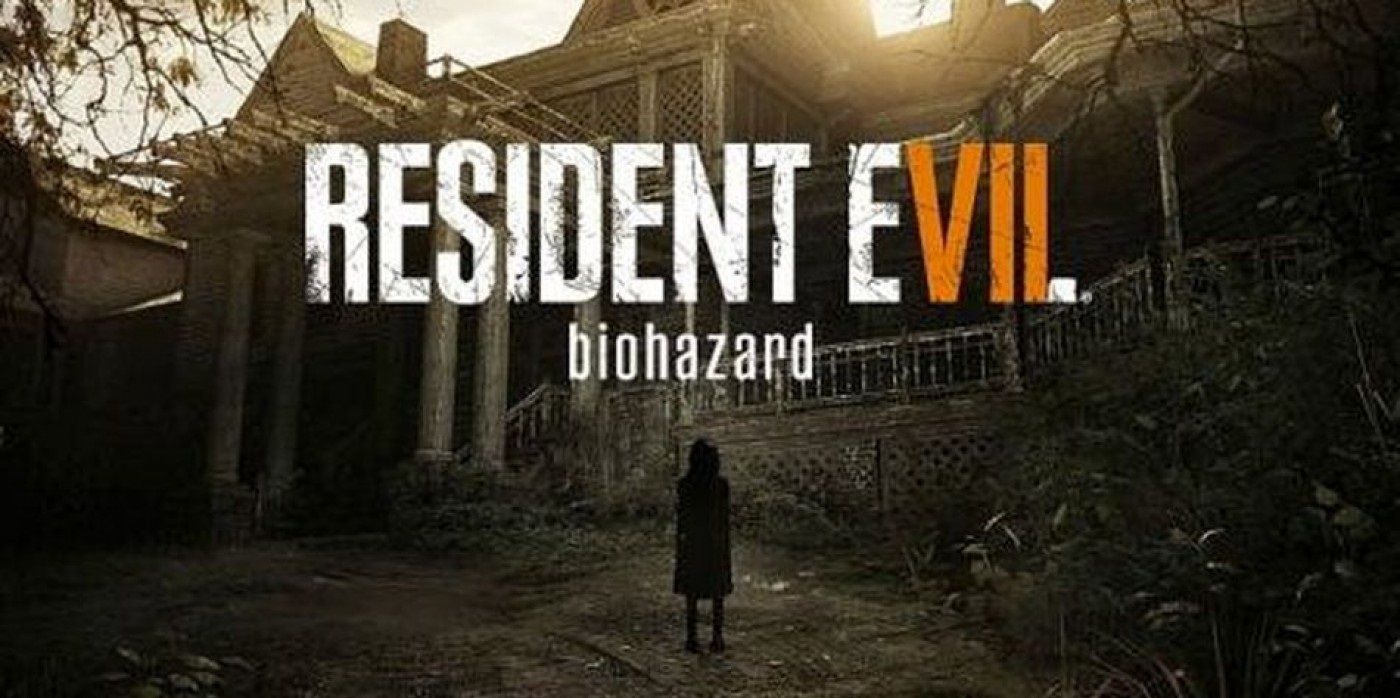 Resident Evil 7: cover art with the logo and the silhouette of a girl