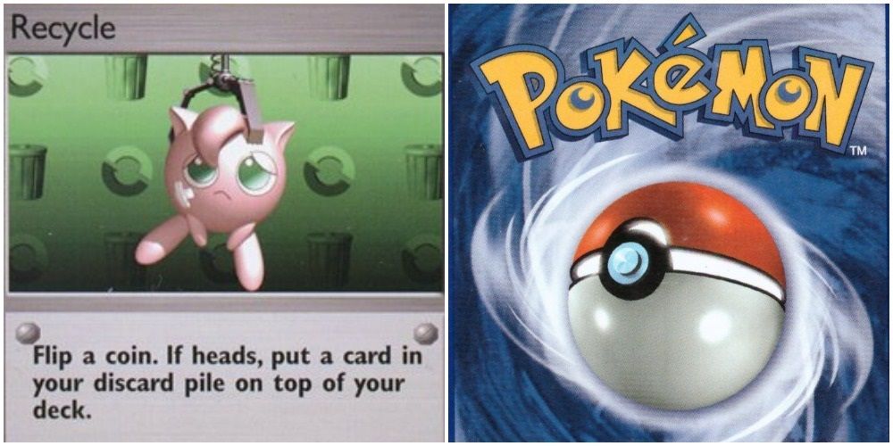 Jigglypuff Recycle Fossil Pokémon Card TCG