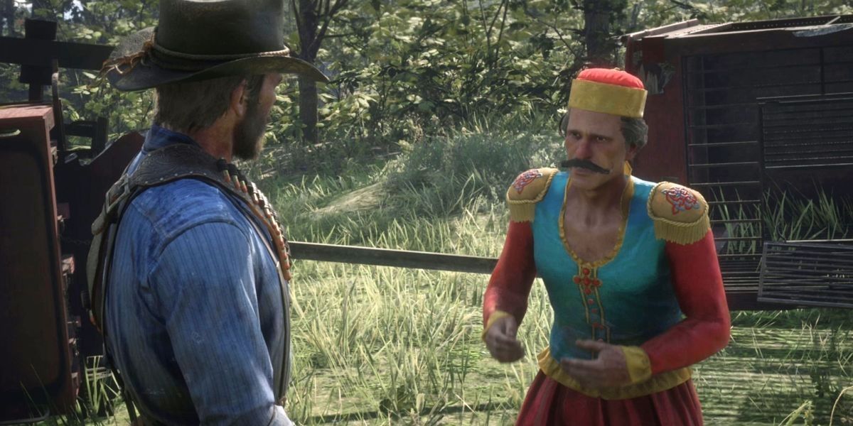 Red Dead Redemption 2 Arthur talks to Margaret