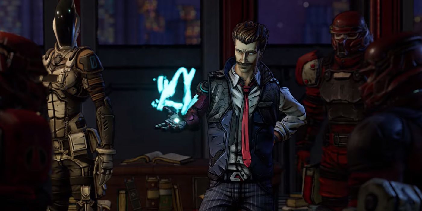 Borderlands 3: Rhys Hanging Out With An Atlas Employee And Zer0