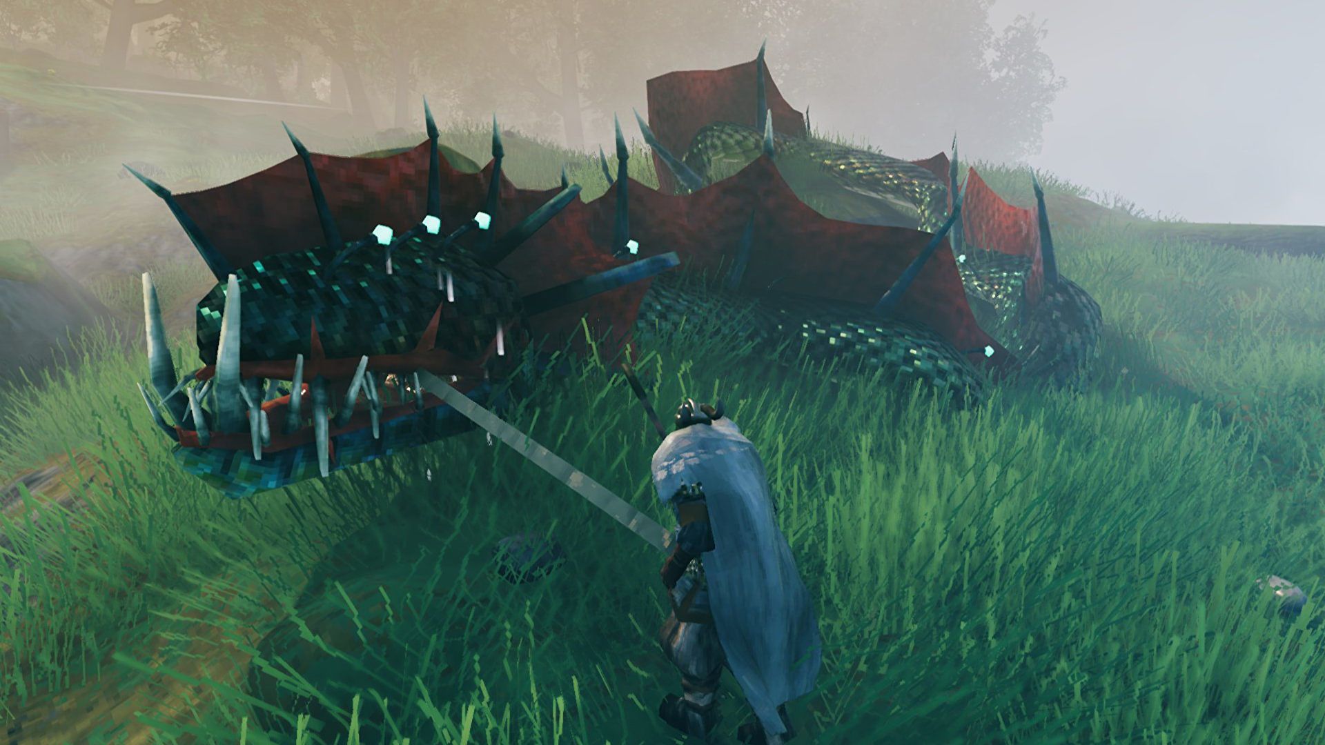 Valheim safe loot drop sea Serpent Ocean biome how to guide battle defeat