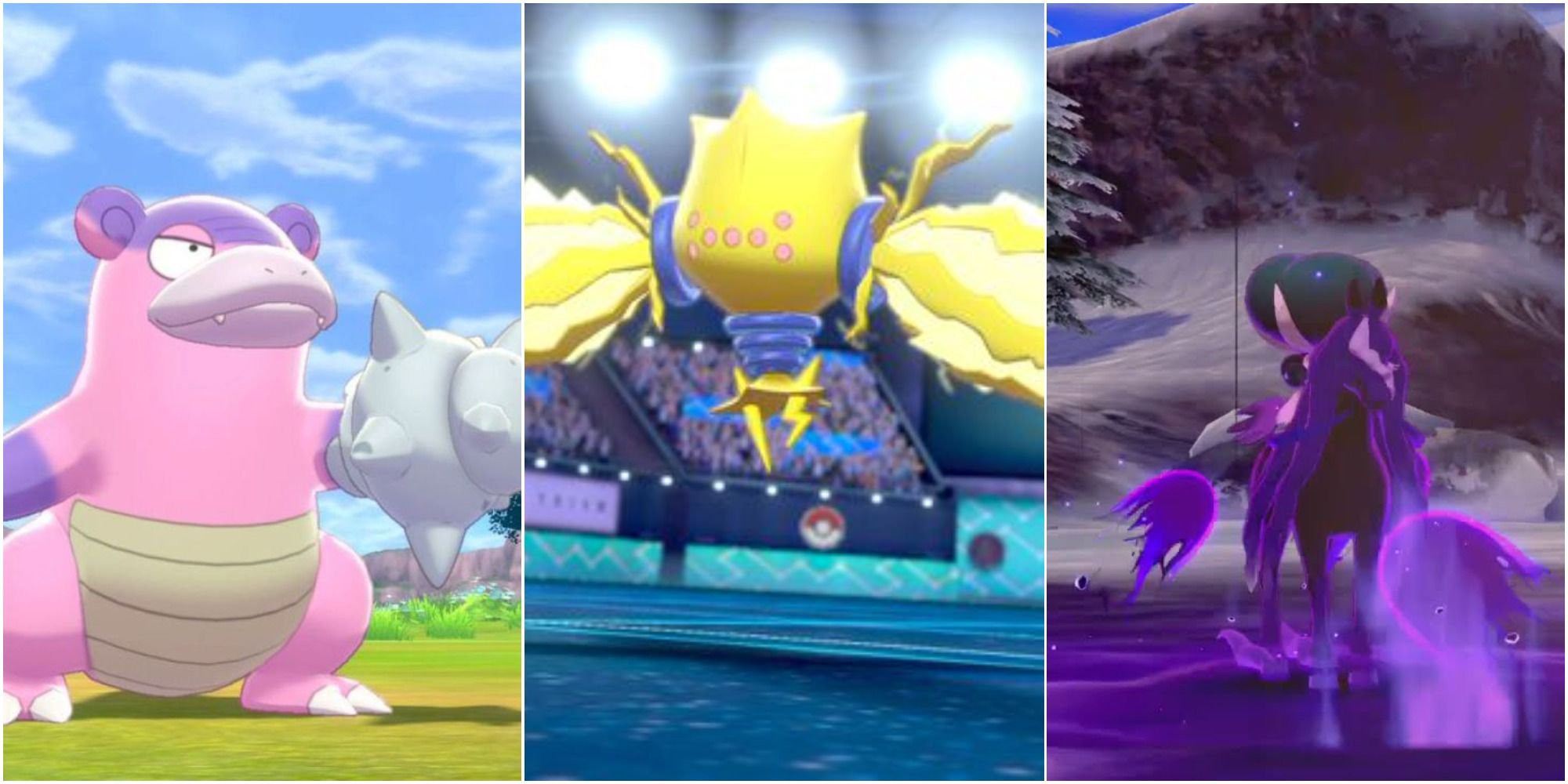 Galarian Slowbro, Regieleki, Shadow Rider Calyrex, Pokemon Sword Shield DLC Pokemon