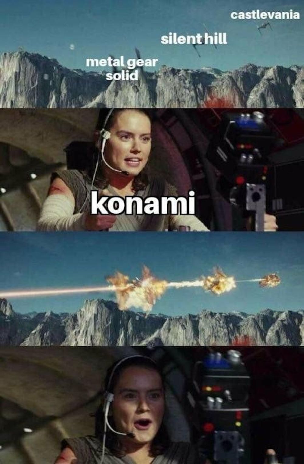 Star wars konami meme