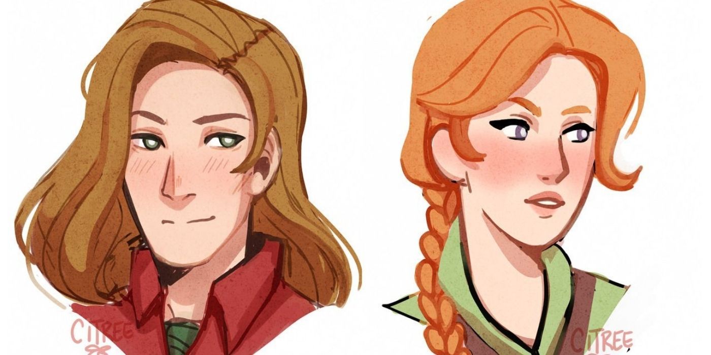 Stardew Valley Elliot and Leah fanart by citree.tumblr.com
