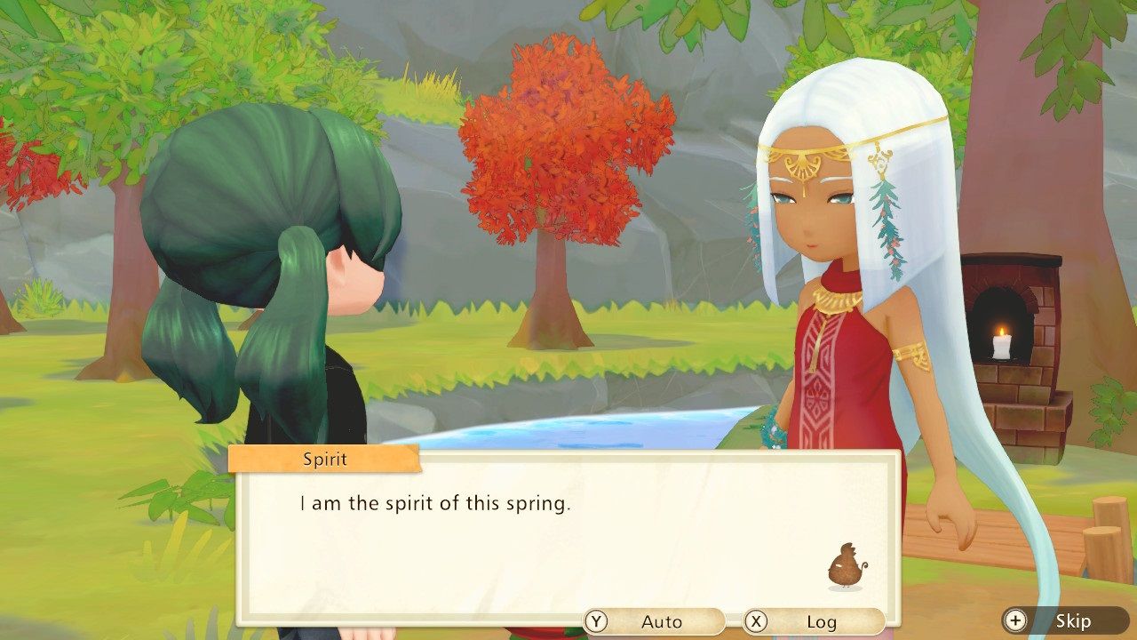Story of Seasons Pioneers of Olive Town Cutscene with the spirit of the spring