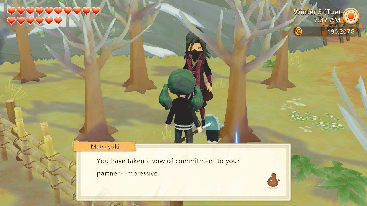 Story of Seasons Pioneers of Olive Town Matsuyuki in the north of Olive Town
