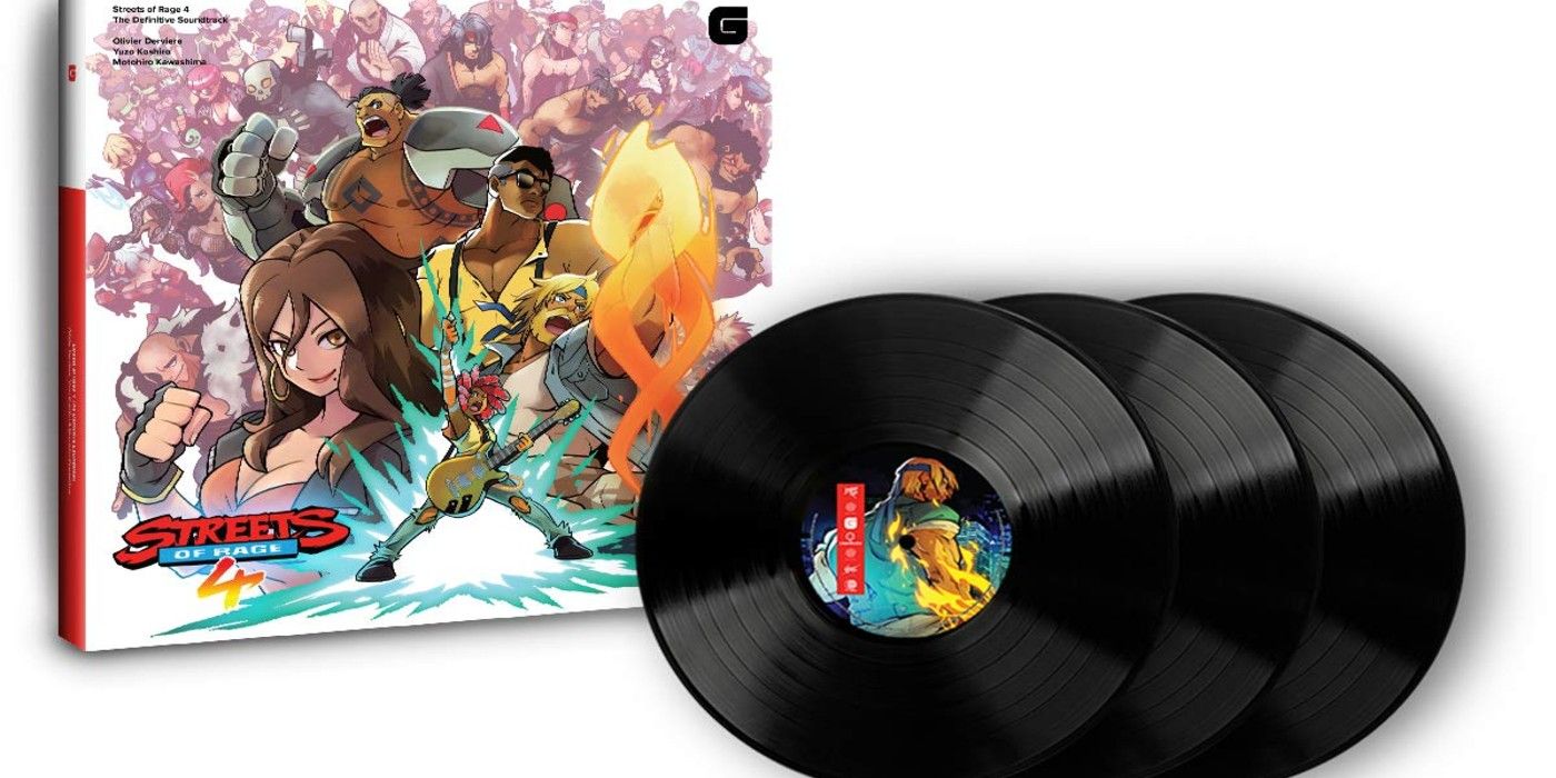 Streets of Rage 4 Vinyl Soundtrack promo