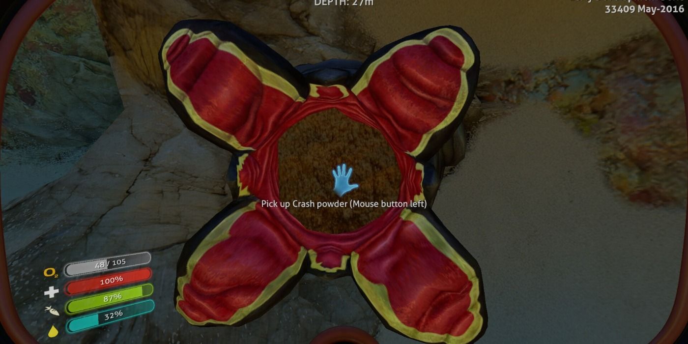 Cave Sulfur in Subnautica