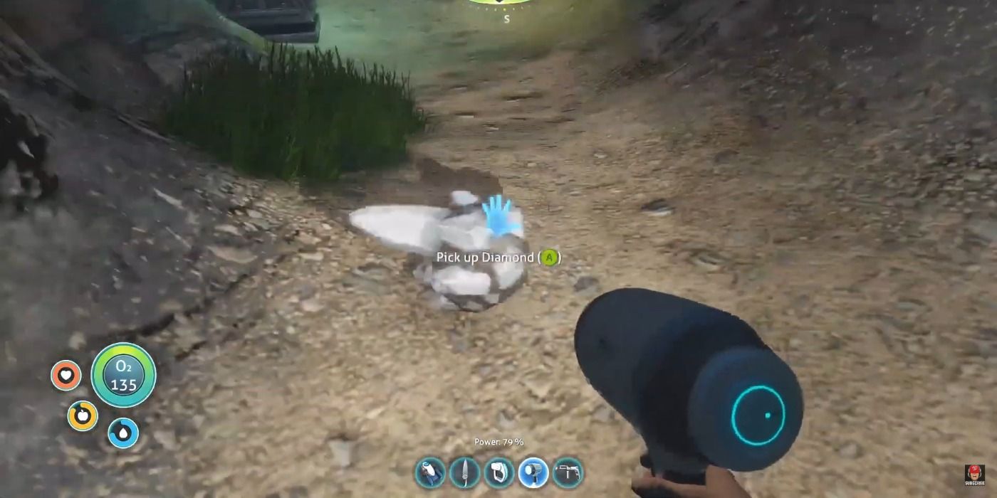 Diamond in Subnautica