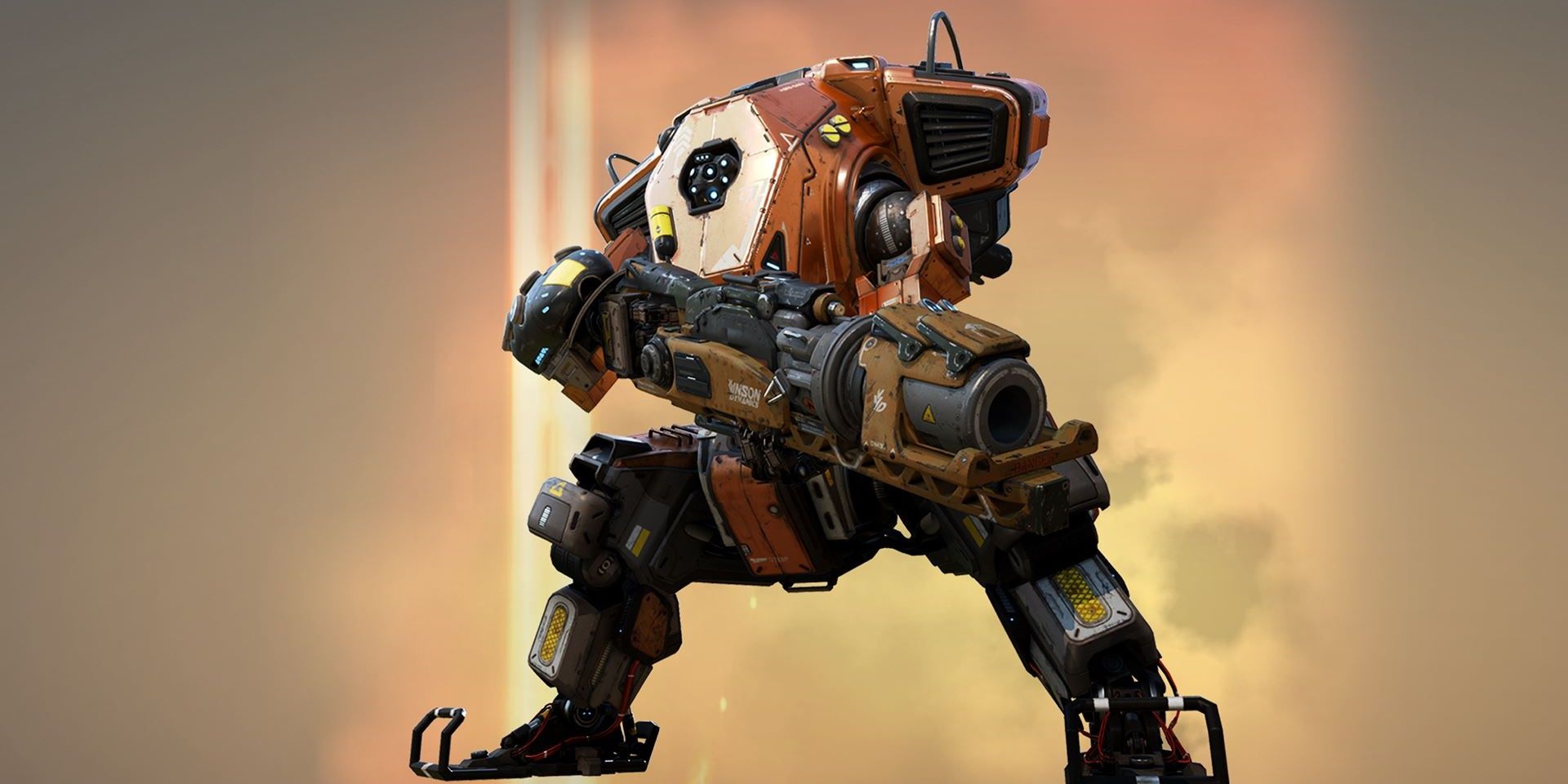 A look at the prime version of scorch's mech from titanfall 2